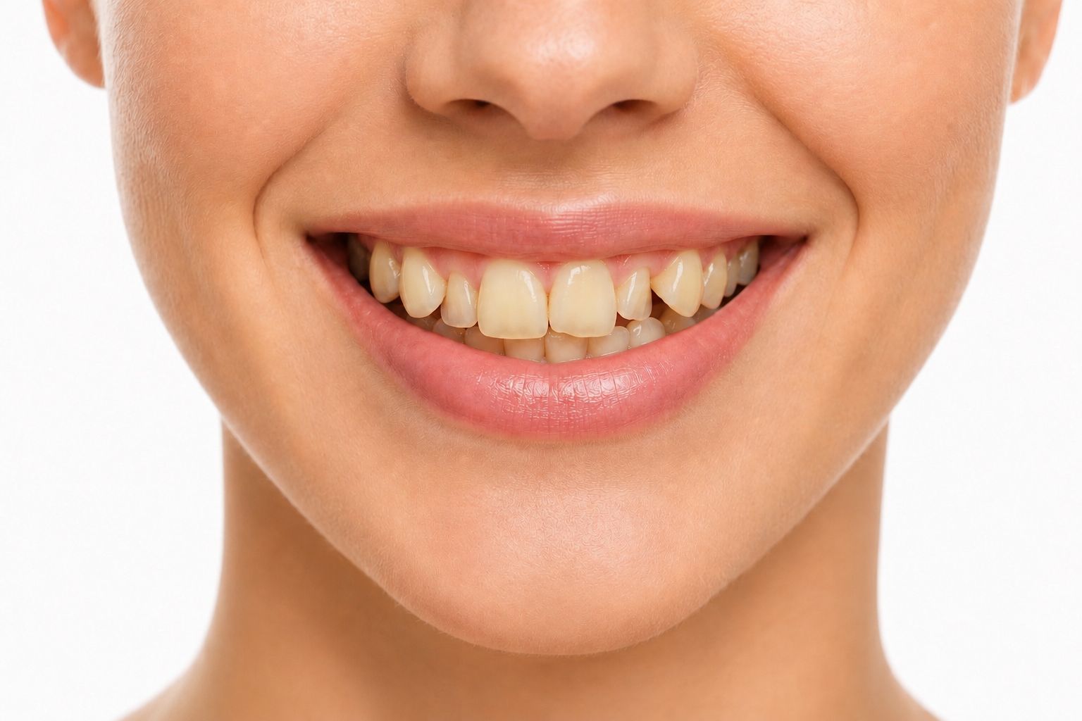 Smile before whitening