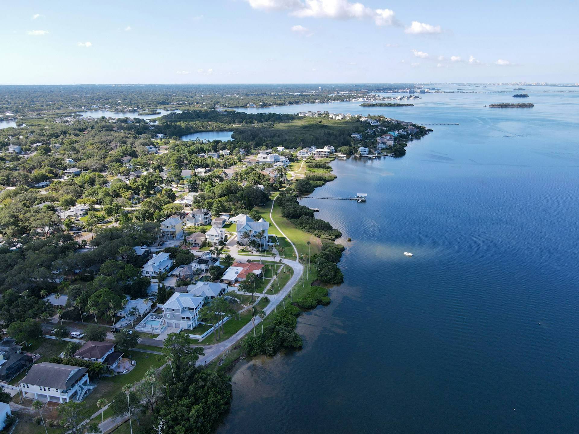 A Palm Harbor coastal view